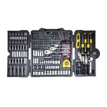 Stanley 73795 Mixed Tool Set, 210 Pieces - Polished Chrome