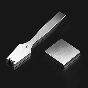 WUTA Zipper Teeth Remover Set 5#, High Steel Zipper Teeth Repair DIY Handcraft Zipper Gear Remover Set Stainless Steel Leather Tools Craft Install Tools (5# Zipper Remover Set)