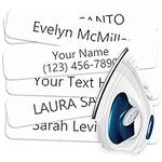 100pc Iron on Name Labels for Cloth