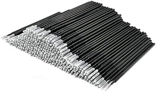 AIVIAI 400PCS Micro Applicateurs Brosses,Micro brosses Cils Extension cils pour maquillage Noir
