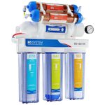 Max Water 6 Stage 100 GPD (Gallon Per Day) RODI (Reverse Osmosis Deionization) Water Filtration System for Aquarium and Hydroponics