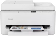 Canon PIXMA TR7120 Wireless Color Inkjet Printer, Duplex Printing, White – Home Printer with Copier/Scanner, Auto Document Feeder, Compact Design, Intuitive Control Panel