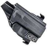 Concealment Express OWB Paddle Holster Fits Sig Sauer P365 | 'Posi-Click' Retention | Custom Fit | Adj. Cant | USA Made | BLK KYDEX | Rounded Gear