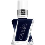 essie gel couture, 2-step longwear nail polish, 8-free vegan formula, caviar bar, dark blue, 13.5ml