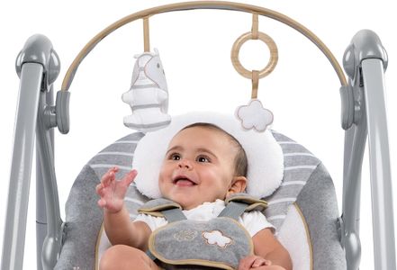 Ingenuity Deluxe Baby Swing – Portable Swing n Go, Compact Design