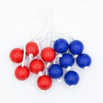 Premium Tournament-Size Replacement Bolas for Ladder Toss - Safety Tested, Tangle-Free Design for Optimal Performance (6 Bolas, Golf Ball)