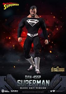 Beast Kingdom - Figurine d'action Warner Bros DC Comics Superman Black Suit 1:9 Dynamic 8ction Heroes