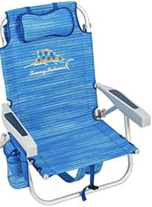 TECNOVOZ Tommy Bahamas 2000998 Chaise de Plage Pliante avec poignées Bleu mosaïque