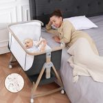 Baby Basinet Bedside Sleeper with W