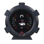 X95 GPS Speedometer MPH Car Inclinometer Level Tilt Gauge Automotive Replacement Multi Gauges Vehicle Angle Slope Meter for Off-Road Vehicle