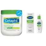 Cetaphil Moisturizing Cream with Sweet Almond Oil and Glycerin 566 g + Cetaphil Daily Hydrating Lotion with Hyaluronic Acid 88ml