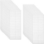 720 Pieces Blank Tab and Inserts Hanging File Inserts Paper Tab Inserts (5.2 x 1.5 cm/ 2 x 0.6 Inch)