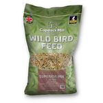 Copdock Mill Wild Bird Seed Superior Mix 12.75kg - All Year-Round Bird Seeds for Small Garden Birds - With Black Sunflower Seeds and Nyjer Seeds - 100% Natural Nutritional Bird Food