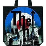 Official Licensed The Who Target Logo Zip Top Grocery Shopping Cotton Tote Bag