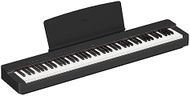 Yamaha P-225 Digital Piano, Schwarz – Leichtes und tragbares Digital Piano mit der Graded-Hammer-Compact-Tastatur mit 88 gewichtetet Tasten und 24 Instrumentenklängen