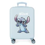 Disney Adorable Stitch Moods Cabin Suitcase Hard ABS Side Combination Lock 4 Wheels Double Luggage Hand Luggage, Make A Face, Maleta cabina, Cabin Suitcase