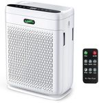 Air Purifiers for Home Large Room Up to 1980 Sq Ft, H13 Hepa Double-Sided Air Filter Purifier with PM 2.5 Display Air Quality Sensor, Air Cleaner for Bedroom, Dust, Pets, Smoke, Pollon