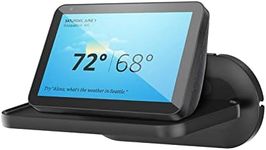 PlusAcc Wall Mount for Show 8 - Space-Saving Wall Stand Shelf Bracket Compatible with Google Nest Hub Max and Show 8 (3rd & 2nd & 1st Gen), Built-in Cable Management (Black)