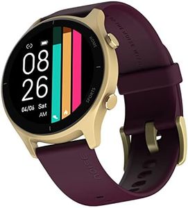 Noise Twist Bluetooth Calling Smart Watch with 1.38" TFT Biggest Display, Up-to 7 Days Battery, 100+ Watch Faces, IP68, Heart Rate Monitor, Sleep Tracking (Gold Wine)