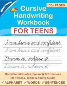 Cursive Handwriting Workbook for Teens: A cursive writing practice workbook for young adults and teens: 2