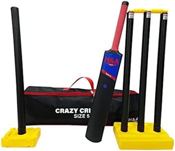 H&A Sports Kids Plastic Cricket Set Size 3 & 5 (Size 5)
