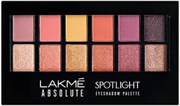 Lakmé Absolute Spotlight Eye Shadow Palette, Sundowner, 12 g