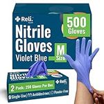 Reli. Blue Nitrile Gloves, Medium (