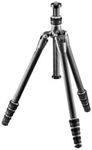 Gitzo GT0545T Traveler Tripod - Super-Compact, Foldable and Incredibly Light, with Short Column Included for Ground Level Shoots, Series 0-4 Sections, Carbon Fibre