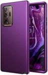 WeLoveCase for Galaxy Note 20 Ultra Case, Cover 3 in 1 Full Body Heavy Duty Protection Hybrid Shockproof TPU Bumper Protective Case for Samsung Galaxy Note 20 Ultra 6.9inch Purple