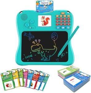 Toddler Toys Calculation, Drawing and 130 Talking Flash Cards, 3 in 1 Electronic Learning Toys for Toddlers for 3+ Year Old,Travel Toy, Baby Educational Toys, Sensory Toys for Kids, Montessori Toys