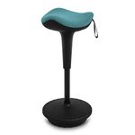 IWMH Standing Office Stool, Intimate WM Heart Ergonomic Office Stool, Adjusting height and swivels 360° working seat (Blue)