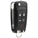 Key Fob fits 2010-2017 Buick Allure Encore Lacrosse Regal Verano / Chevy Camaro Cruze Equinox Impala Malibu Sonic / GMC Terrain Keyless Entry Remote Flip 2010 2011 2012 2013 2014 2015 2016 2017