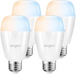 Sengled Zigbee Smart Light Bulbs, Dimmable Alexa Light Bulb 60W, 800 LM, Smart Bulb Compatible with Alexa Amazon Echo Show and Samsung Smartthings Hub, Tunable White 2700K~6500K, Daylight A19 E26, 4PK