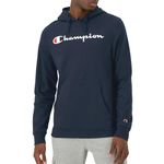 Champion Men's MIDDLEWEIGHT Hoodie, Navy, MEDIUM