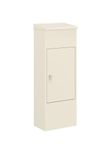 CEHA Parcel Drop Boxes for Outside, 41" Height, Package Delivery Boxes, Anti-Theft Lockable Parcel Storage Box for House (Oyster White)