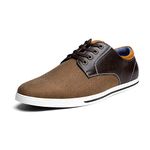 Bruno Marc Men's RIVERA-01 Dark Brown Oxfords Shoes Sneakers Casual Dress Shoes Size 10 M US