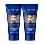 Meglow Face Cream Combo Pack of 2 for Men, 50g- Aloevera Extracts Helps to Brightening & Moisturize Skin|SPF 15|Paraben Free|Vitamin E|