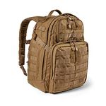 5.11 Tactical Backpack‚ RUSH 24 2.0‚ Military Molle Pack, CCW and Laptop Compartment, 37 Liter, Medium, Style 56563, Kangaroo