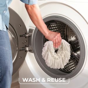 O-Cedar Spin Mop – Red/Gray Microfibre Floor Cleaning System