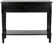 Safavieh American Homes Collection Samantha Distressed Black 2-Drawer Console Table