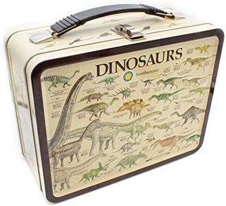 AQUARIUS 48183 Smithsonian Dinosaurs Large Gen 2 Tin Storage Fun Box, 8"