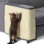 Navaris Cat Scratch Furniture Protector - Natural Sisal Sofa Protectors from Cats - Couch Scratcher Shield Mat - Right