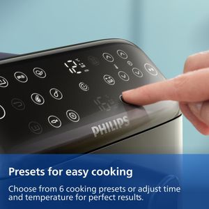 Philips 4000 Series Dual Basket Airfryer 10L – RapidAir, PFAS-Free Ceramic
