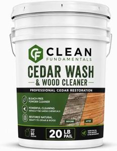 Clean Fundamentals Cedar Wash & Wood Cleaner, 20 lb Container