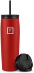 IRON °FLASK Nomad Tumbler - 710 ml, 2 Lids (Straw/Flip), Vacuum Insulated Stainless Steel Bottle, Double Walled, Thermo Coffee Travel Mug, Water Metal Canteen
