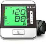 Dr Trust(USA) Goldline Talking Automatic Digital Bp Monitor Machine, 3 Color backlight (Includes Adapter, Carry Bag, Batteries)- 103