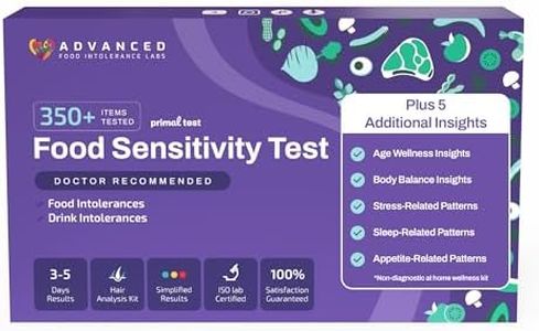 AFIL Premium 350+ Upgraded Items Test Kit, Food Sensitivity Test Kit for Adults & Kids, Gluten Intolerance Testing Kit, Comprehensive Food Sensitivity Analysis Perfect for Men, Women, and Kids
