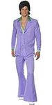 Smiffys Lavender 1970s Suit Costume