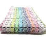 Vintage Rainbow Pastels Crochet Blanket Kit – all-inclusive baby gift for crochet lovers and mums-to-be