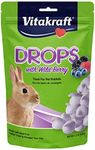 Vitakraft Drops Rabbit Treat - Wild Berry - Yogurt Treats for Rabbits Purple 5.3 Ounce (Pack of 1)